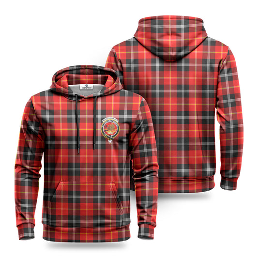 Marjoribanks Tartan Crest Hoodie 1500