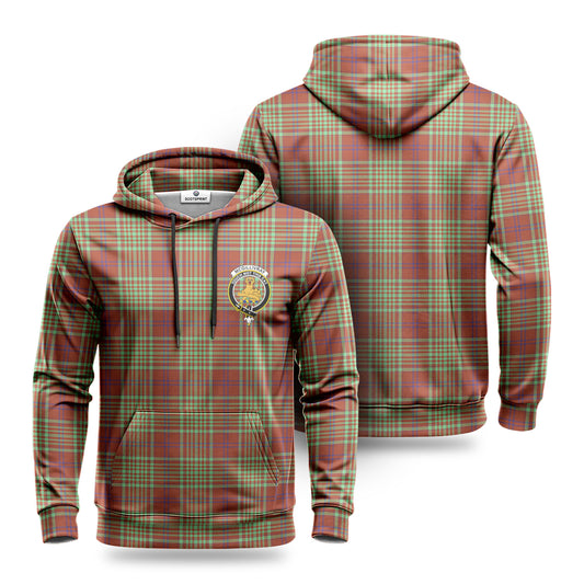 McGillivray Hunting Ancient Tartan Crest Hoodie 1500