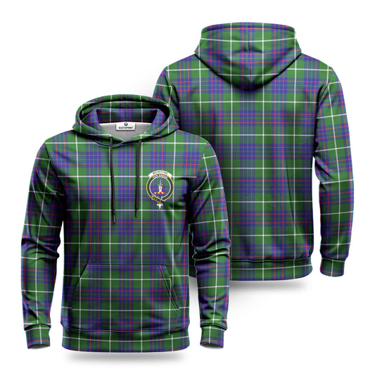 McIntyre Hunting Modern Tartan Crest Hoodie 1500