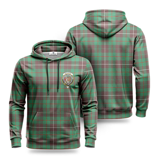 McKinnon Hunting Ancient Tartan Crest Hoodie 1500