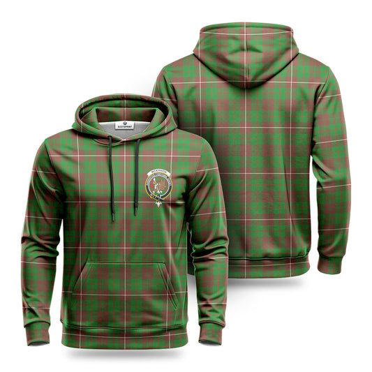 McKinnon Hunting Modern Tartan Crest Hoodie 1500