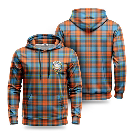 McLachlan Ancient Tartan Crest Hoodie 1500