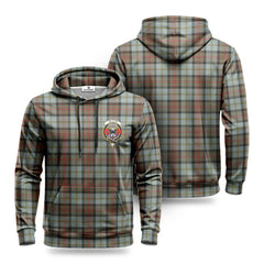 McLeod of Harris Weathered Tartan Crest Hoodie