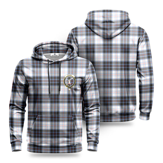 McRae Dress Modern Tartan Crest Hoodie 1500