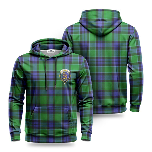 Monteith Tartan Crest Hoodie 1500