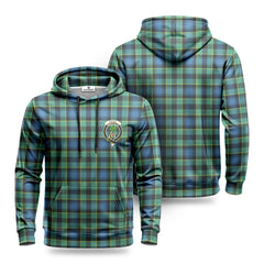 Mowat Ancient Tartan Crest Hoodie