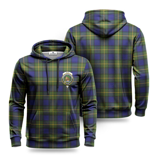 Muir Tartan Crest Hoodie 1500