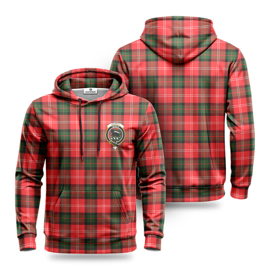 Nesbitt Modern Tartan Crest Hoodie 1500