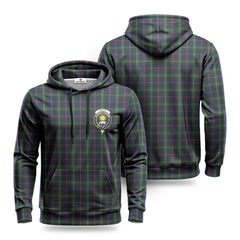 Purves Tartan Crest Hoodie