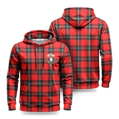 Ramsay Modern Tartan Crest Hoodie