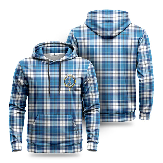 Roberton Tartan Crest Hoodie 1500