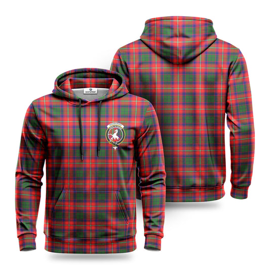 Roxburgh District Tartan Crest Hoodie 1500