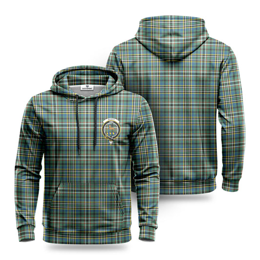 Scott Green Ancient Tartan Crest Hoodie 1500