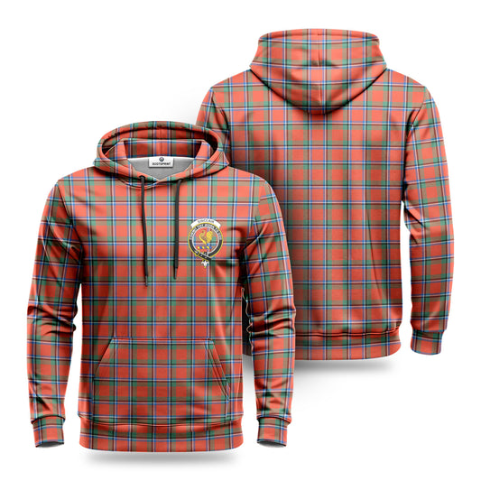 Sinclair Ancient Tartan Crest Hoodie 1500