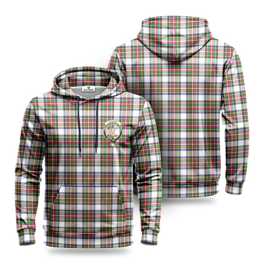 Stewart Dress Modern Tartan Crest Hoodie 1500