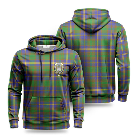 Strang (or Strange) Tartan Crest Hoodie 1500