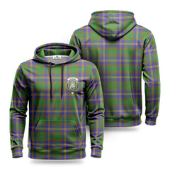 Strang (or Strange) Tartan Crest Hoodie