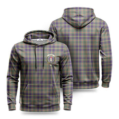 Taylor Weathered Tartan Crest Hoodie