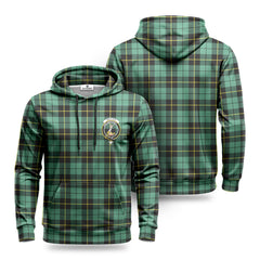 Wallace Hunting Ancient Tartan Crest Hoodie