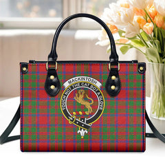 MacKintosh Modern Tartan Crest Leather Handbag