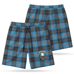 Horsburgh Tartan Crest Men's Beach Shorts