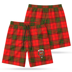 Maxtone Tartan Crest Men's Beach Shorts