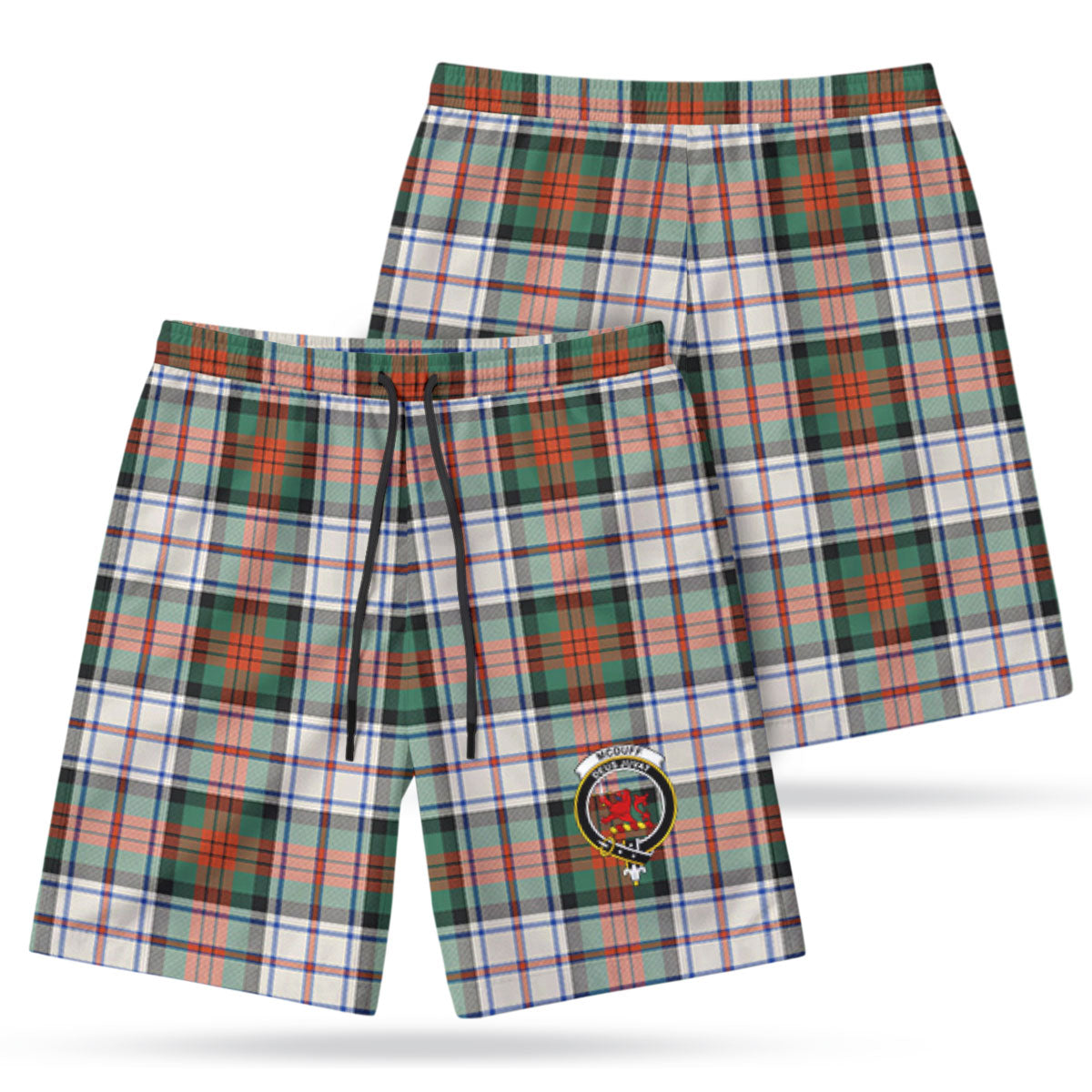 McDuff Dress Ancient Tartan Crest Men's Beach Shorts