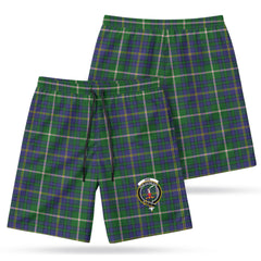 Orr Tartan Crest Men's Beach Shorts