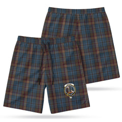 Renton Tartan Crest Men's Beach Shorts