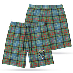 Walkinshaw Tartan Crest Men's Beach Shorts