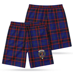Wedderburn Tartan Crest Men's Beach Shorts