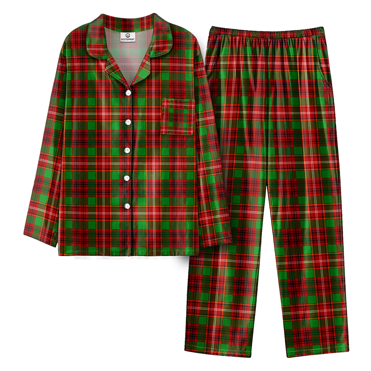 Ainslie Tartan Pajama Set