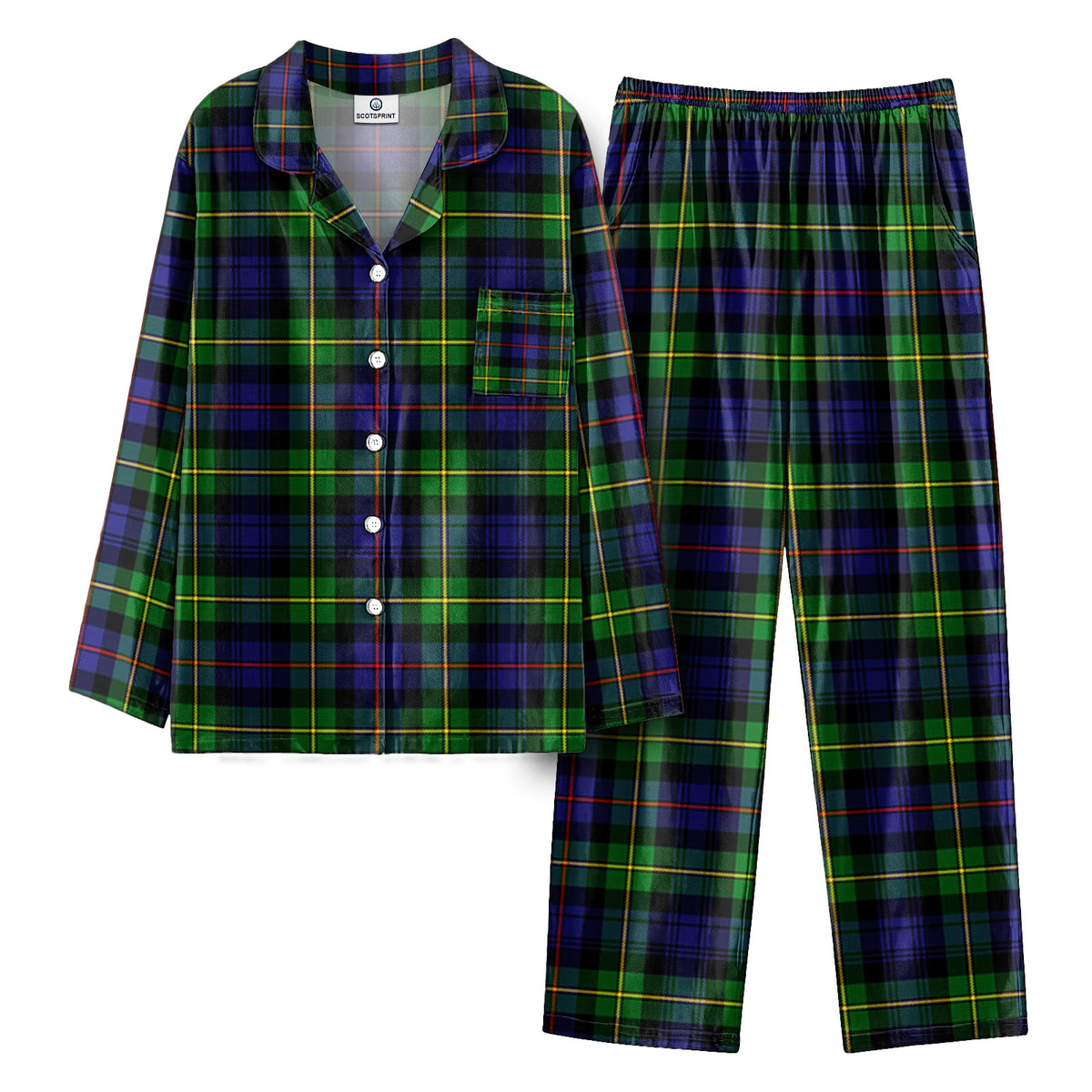 Baillie Tartan Pajama Set