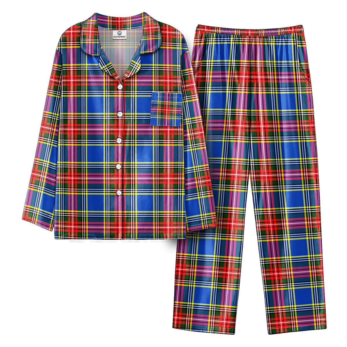 Bethune Modern Tartan Pajama Set