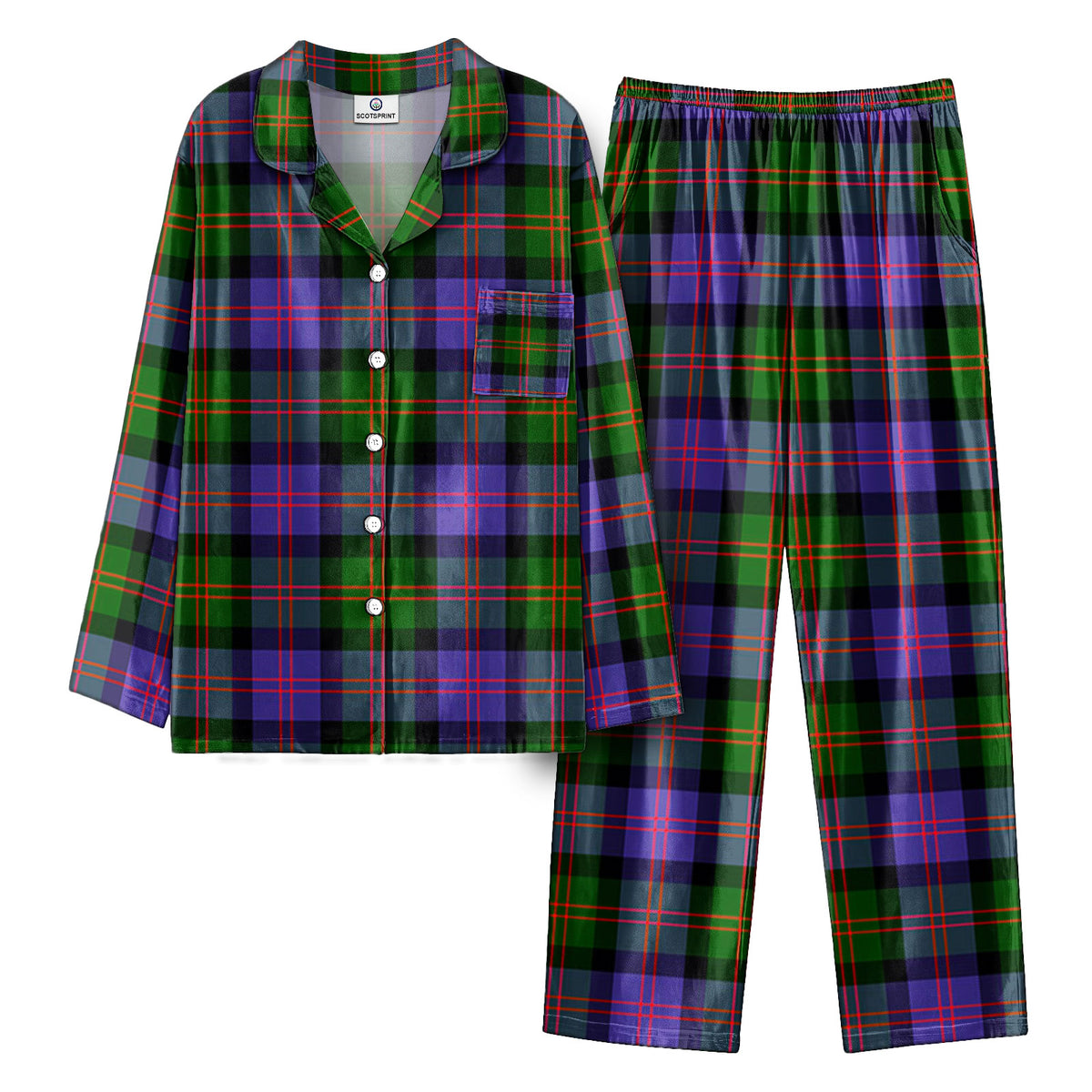 Blair Modern Tartan Pajama Set