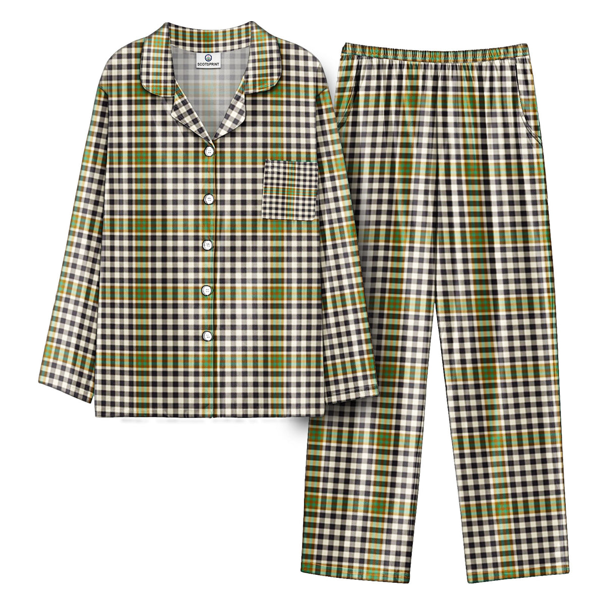 Burns Check Tartan Pajama Set