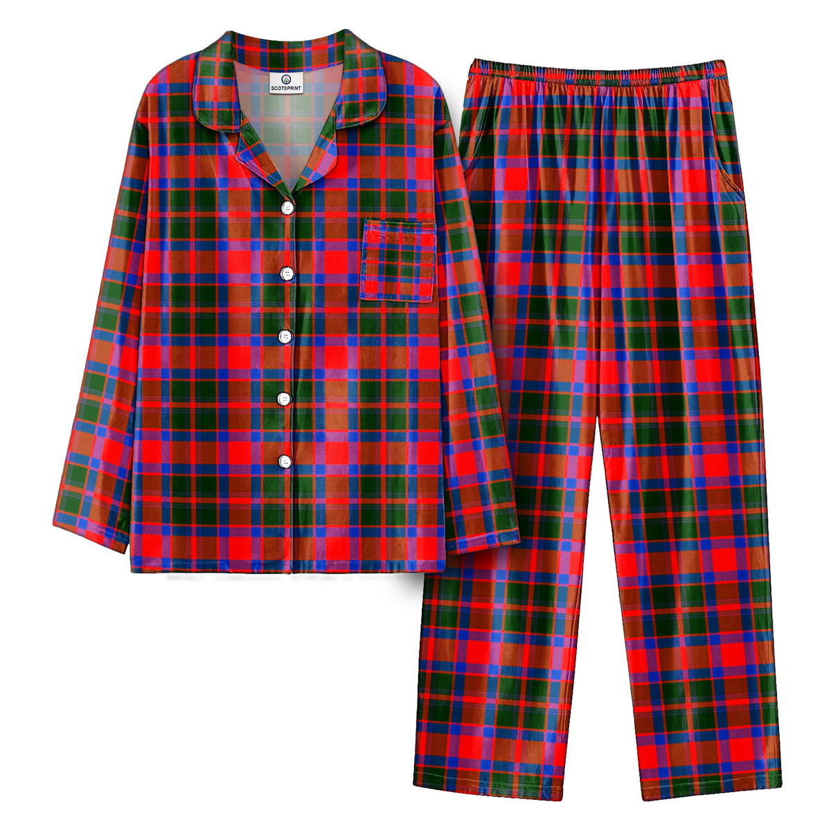 Carrick District Tartan Pajama Set