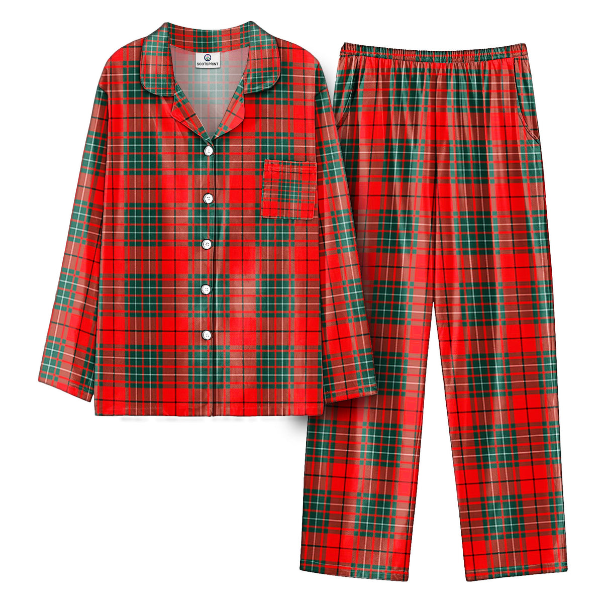 Cheyne Tartan Pajama Set