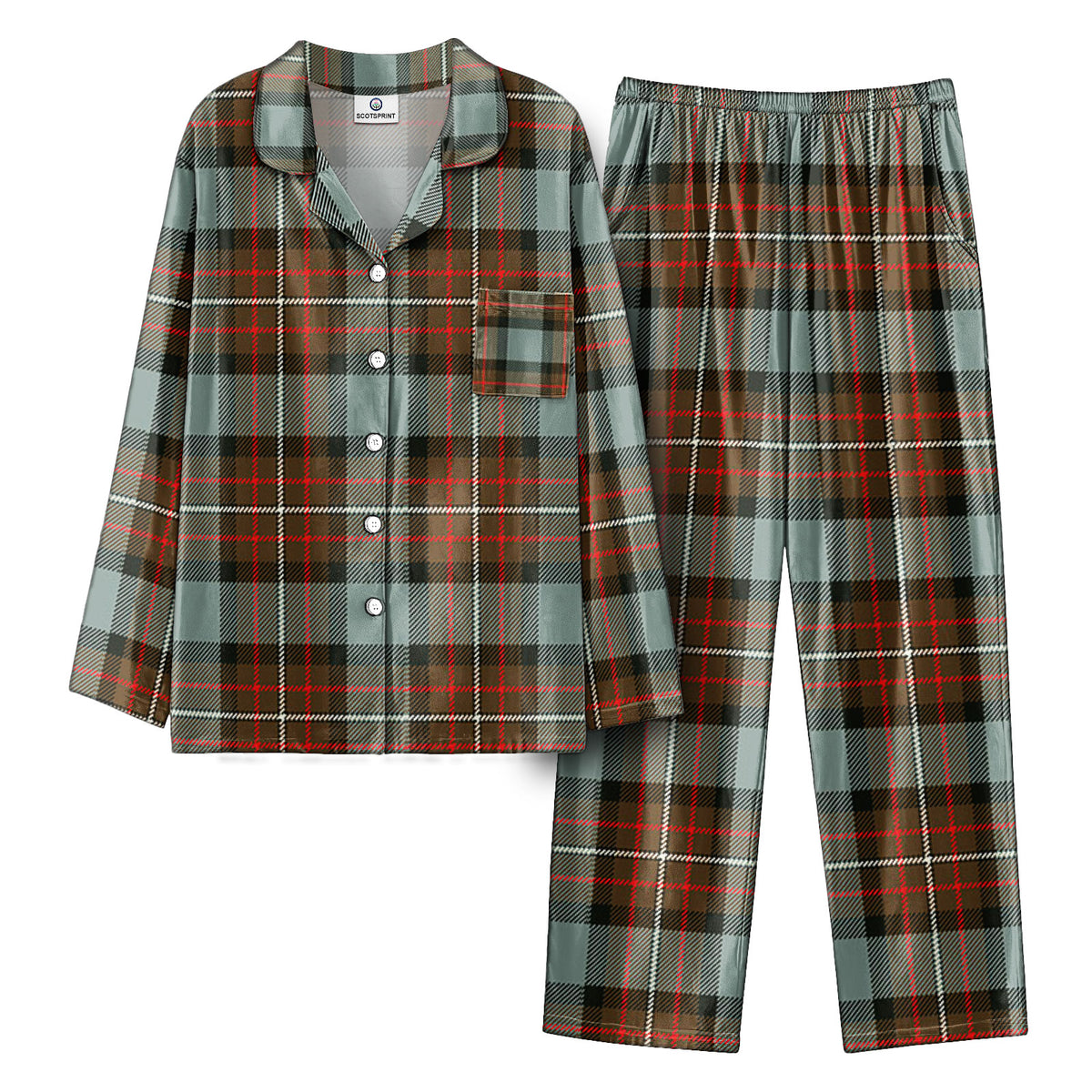 Fergusson Weathered Tartan Pajama Set