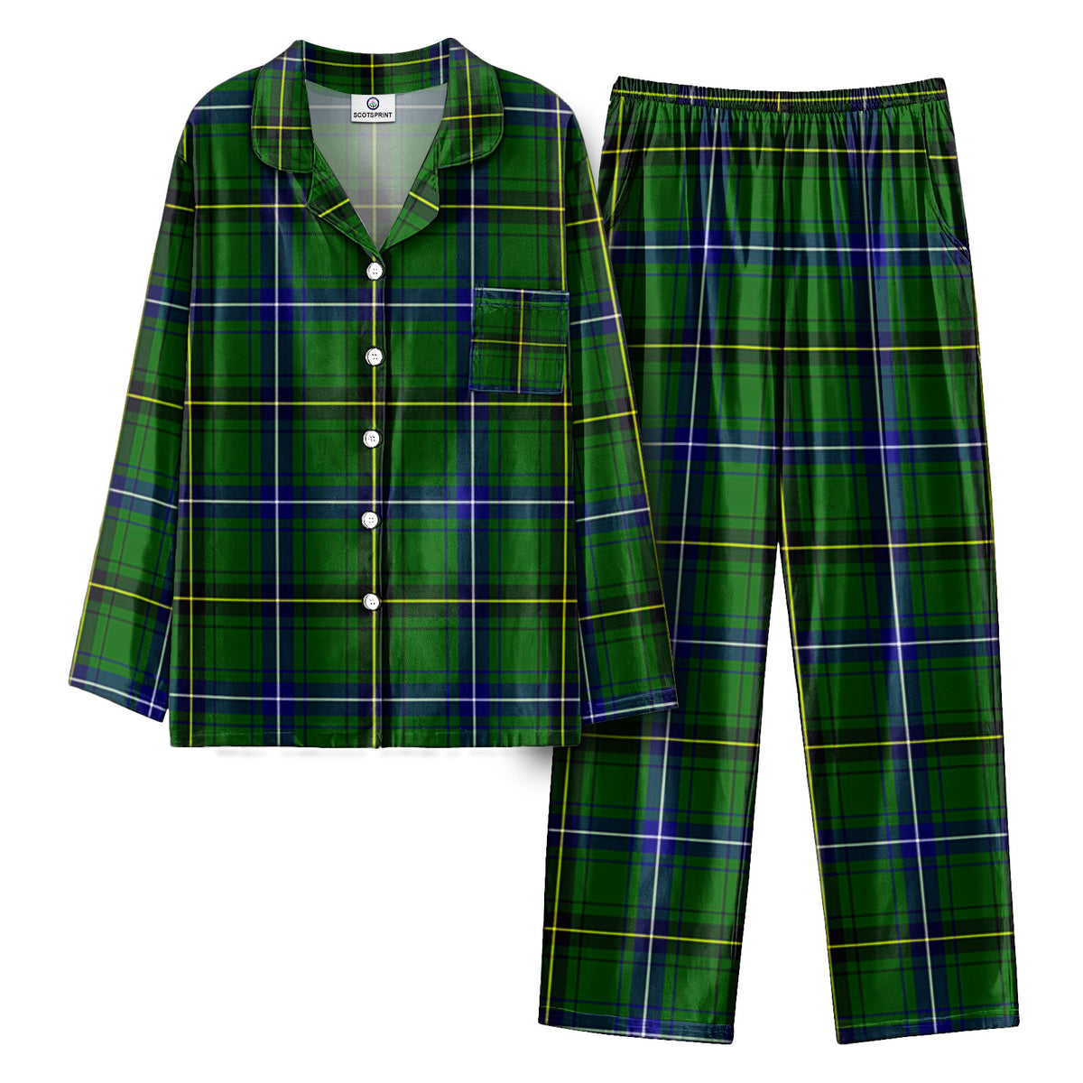 Henderson Modern Tartan Pajama Set