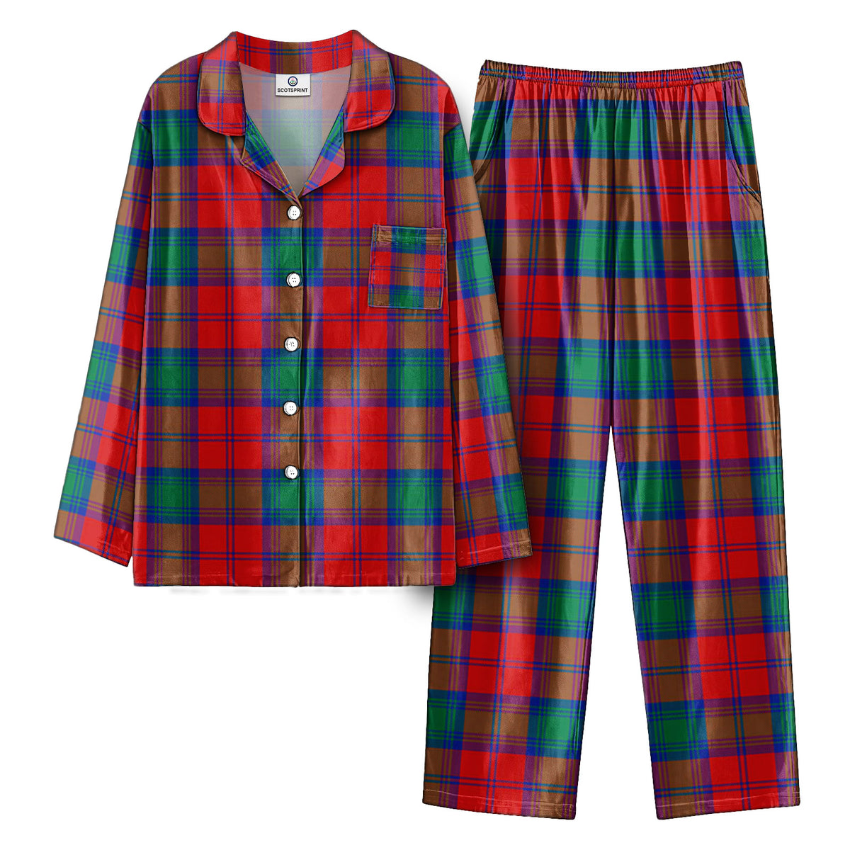 Lindsay Modern Tartan Pajama Set