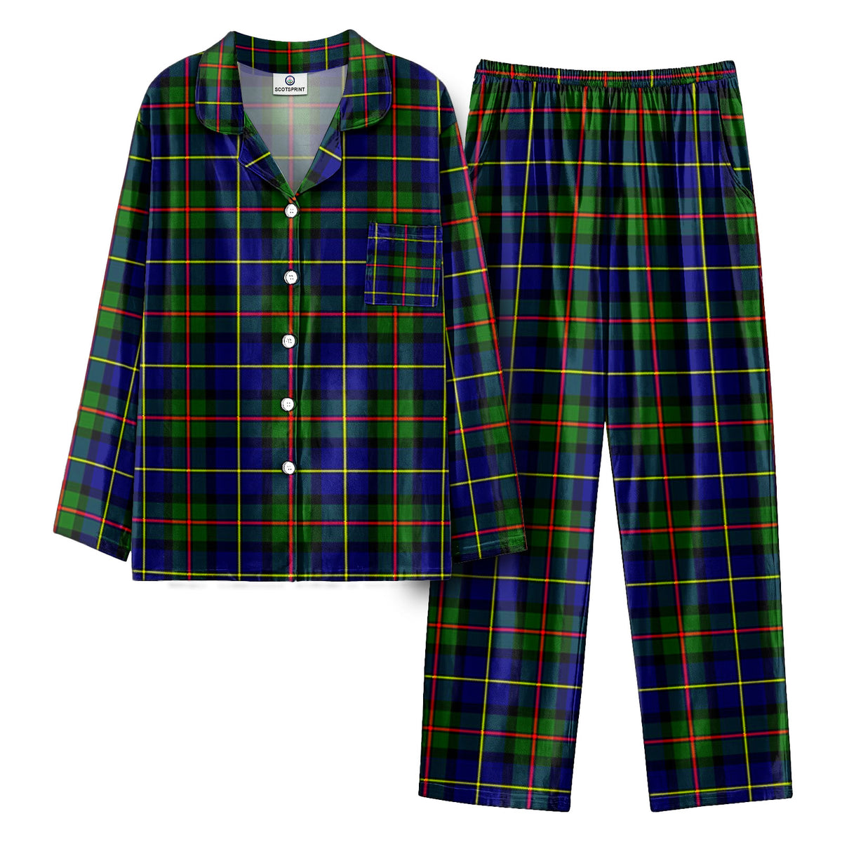 MacLeod of Harris Modern Tartan Pajama Set