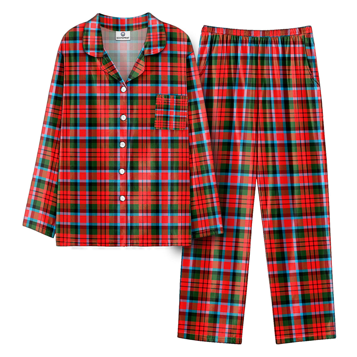 McDuff Modern Tartan Pajama Set