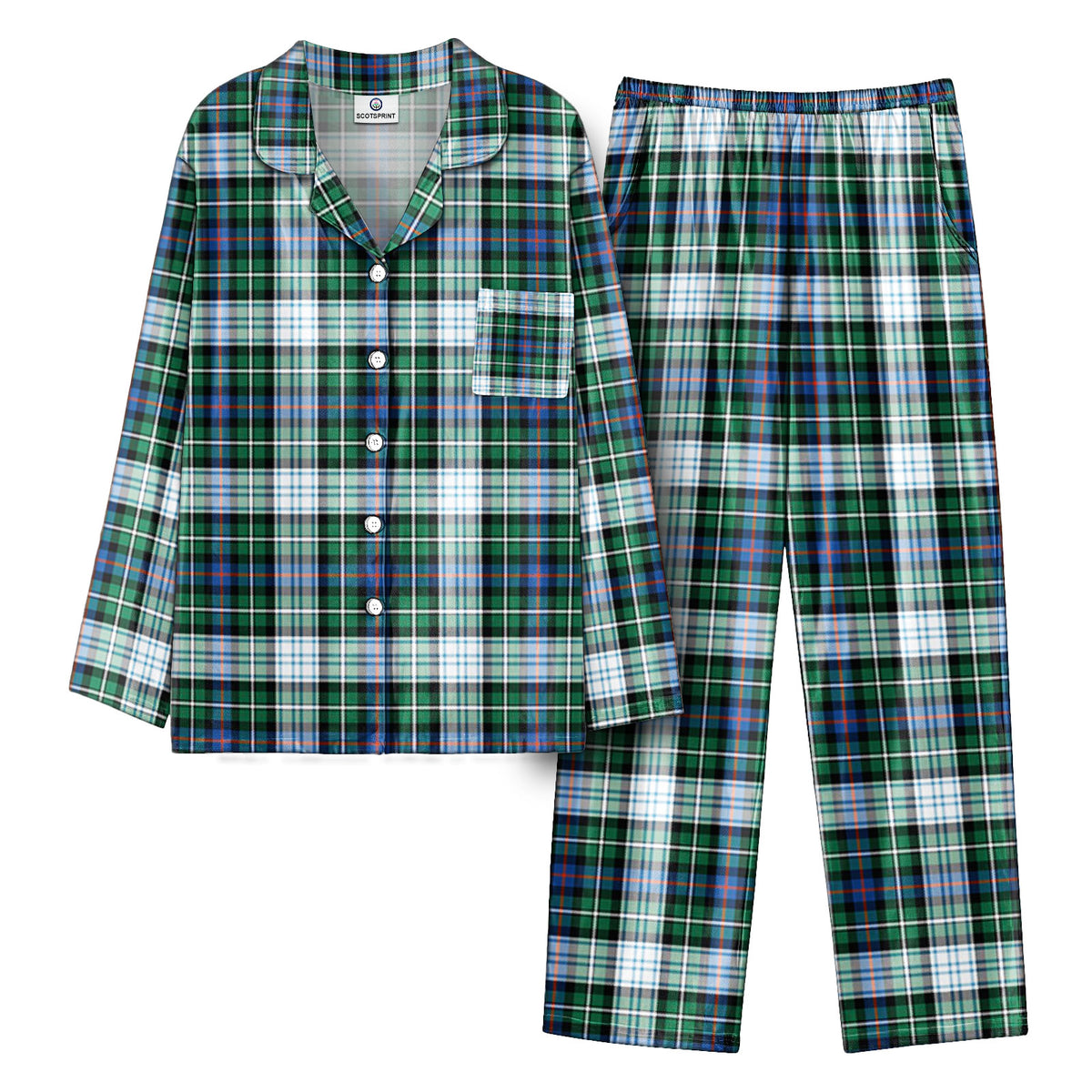 McKenzie Dress Ancient Tartan Pajama Set