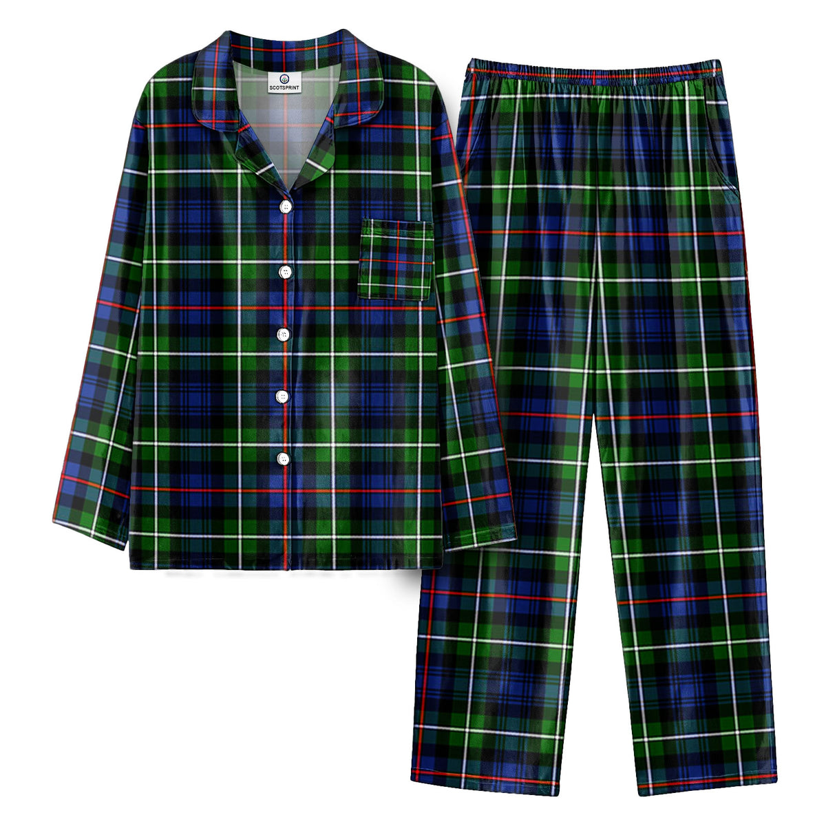 McKenzie Modern Tartan Pajama Set