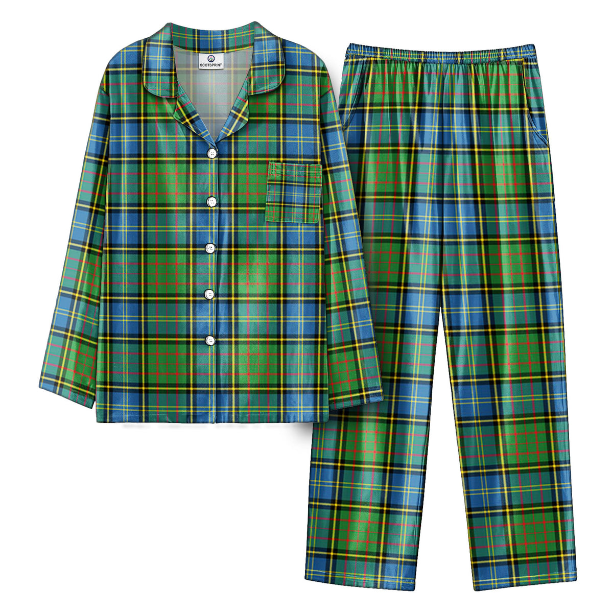 McMillan Hunting Ancient Tartan Pajama Set