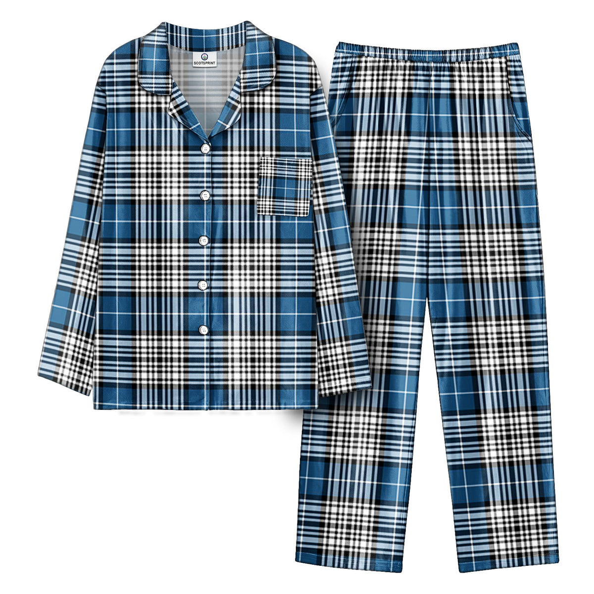 Napier Modern Tartan Pajama Set