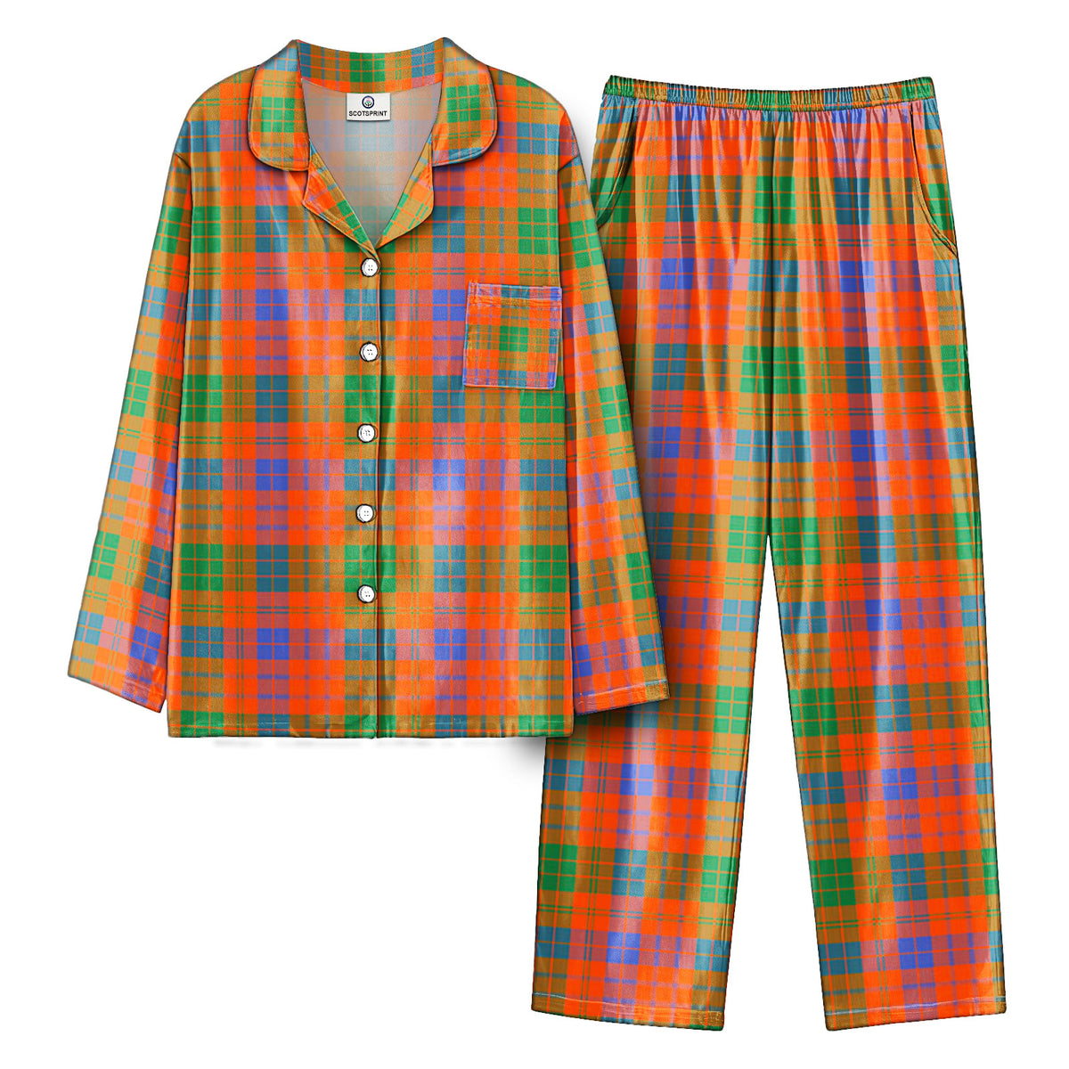 Ross Ancient Tartan Pajama Set