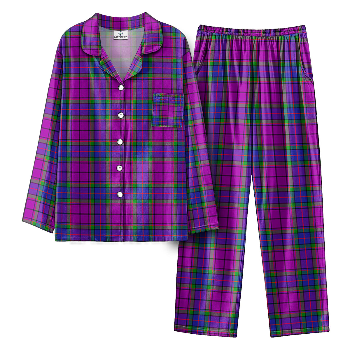 Wardlaw Modern Tartan Pajama Set