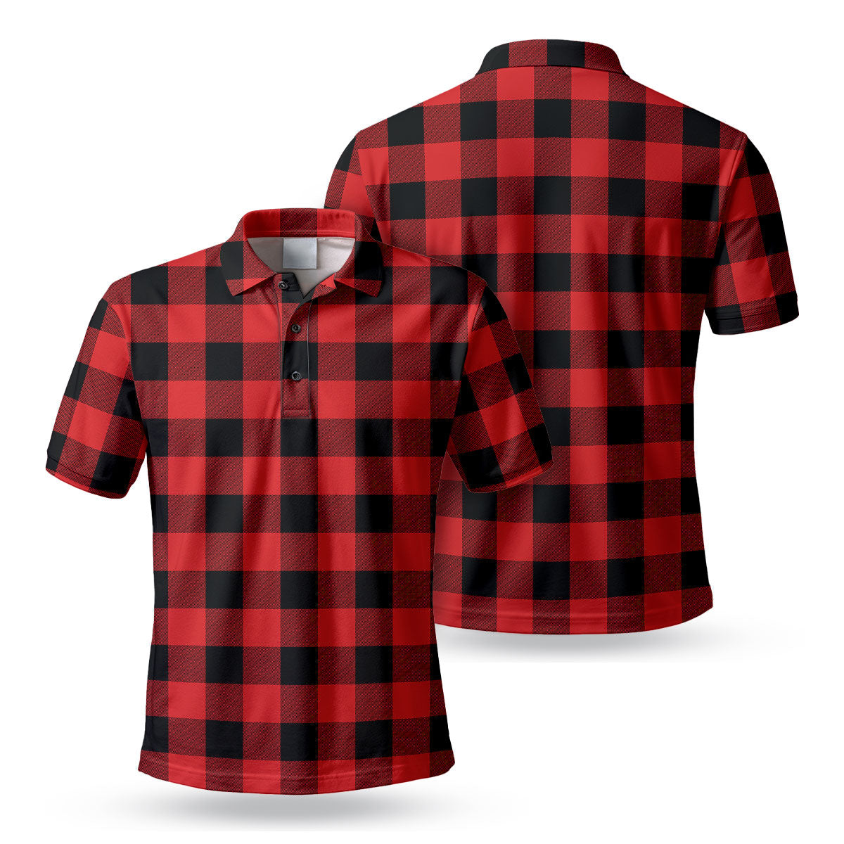 MacGregor Rob Roy Morden Tartan Polo Shirt - Bird Eyes Mesh Fabric